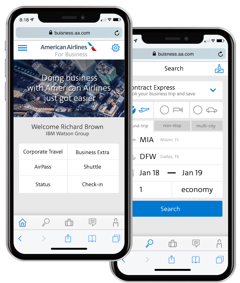 American Airlines Business Mobil